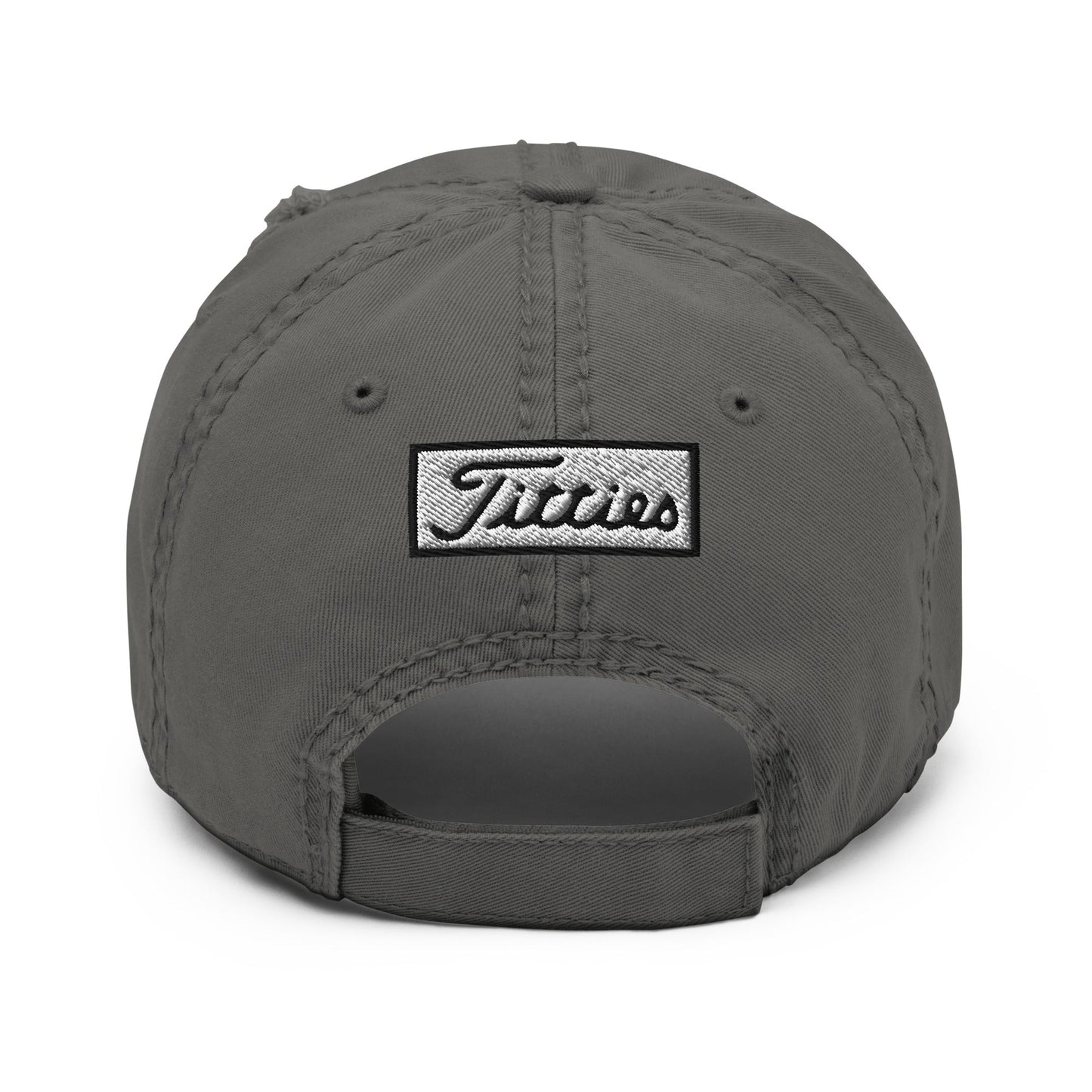 Titties Distressed Baseball Hat