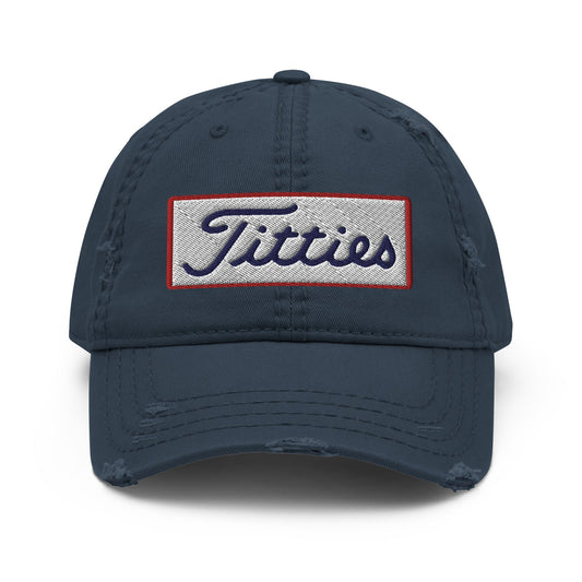 Titties Distressed Hat (No.2)
