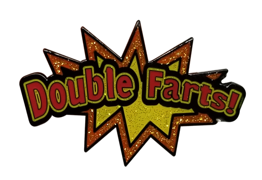Double Farts Starburst Golf Ball Marker & Hat Clip by ReadyGOLF