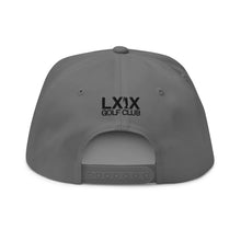 Load image into Gallery viewer, Snowman Flat Bill Cap - White Logo
