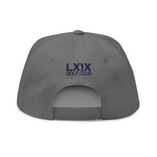 Load image into Gallery viewer, Snowman Flat Bill Cap - Navy Logo
