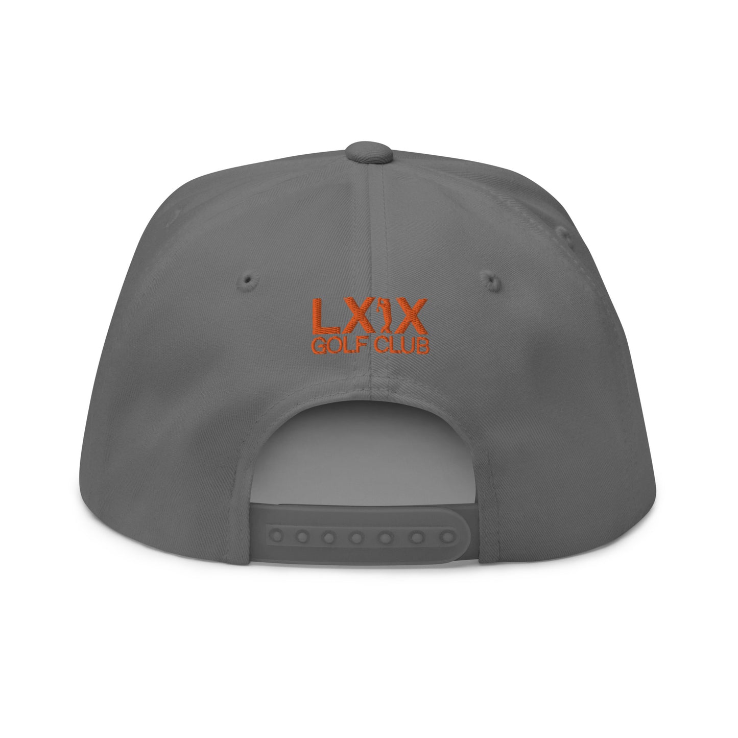 Range Rat Flat Bill Cap - Orange Logo