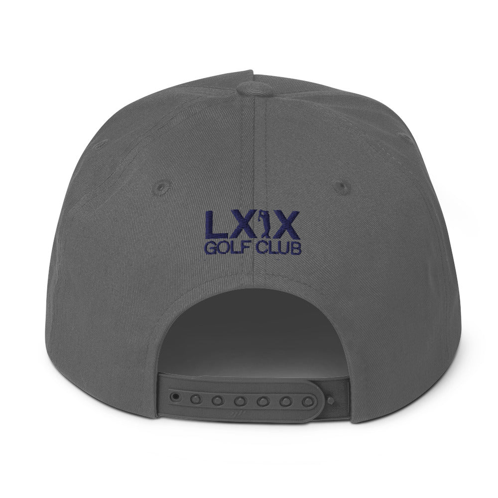 Club Tosser Flat Bill Cap - Navy Logo