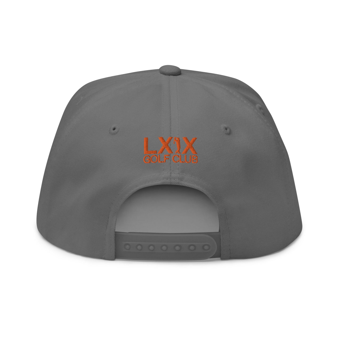 Club Tosser Flat Bill Cap - Orange Logo