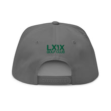 Load image into Gallery viewer, Up and Down Flat Bill Cap - Green Logo
