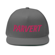 Load image into Gallery viewer, Parvert Flat Bill Cap - Flamingo Logo
