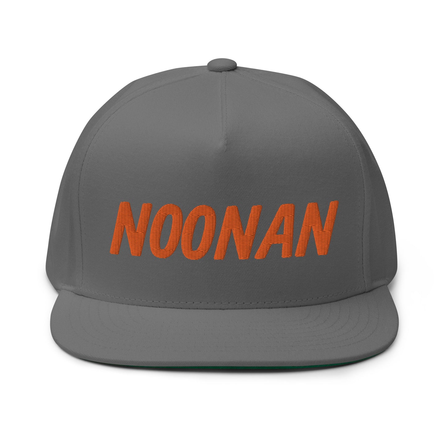 Noonan Flat Bill Cap - Orange Logo