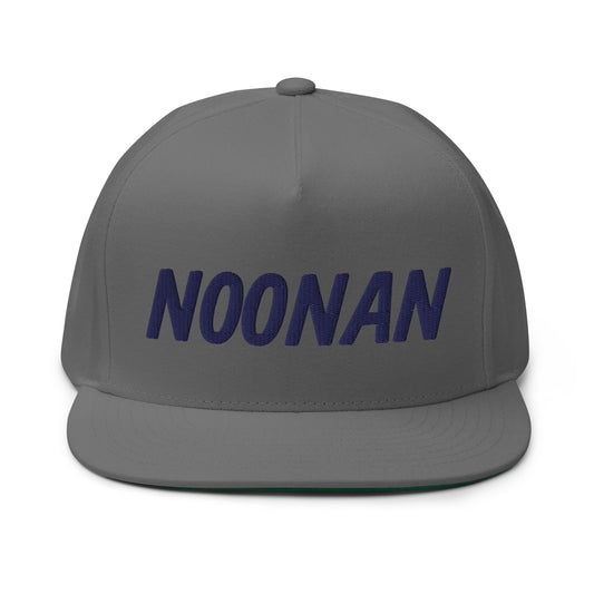 Noonan Flat Bill Cap - Navy Logo