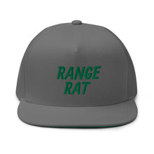 Load image into Gallery viewer, Range Rat Flat Bill Cap - Green Logo
