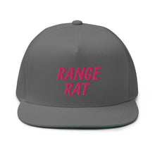 Load image into Gallery viewer, Range Rat Flat Bill Cap - Pink Logo
