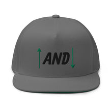 Load image into Gallery viewer, Up and Down Flat Bill Cap - Black Logo
