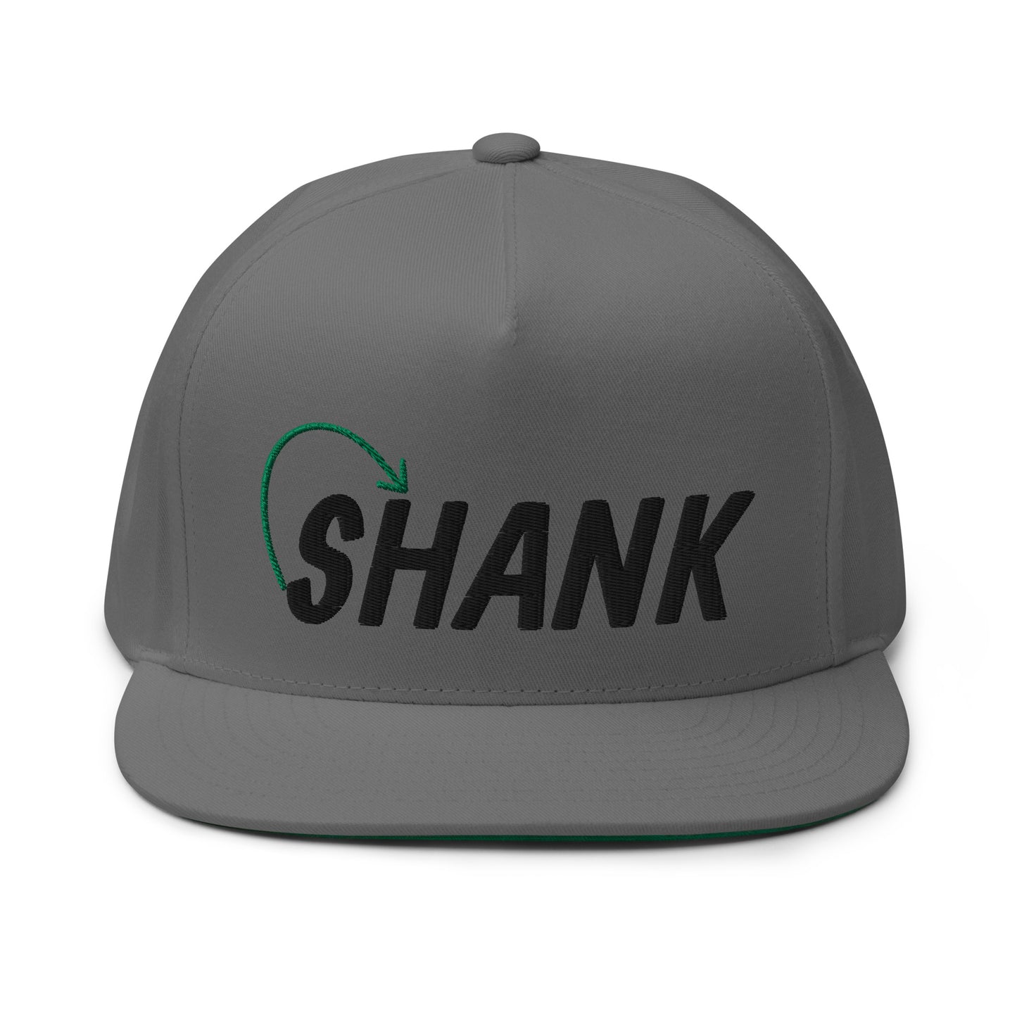 Shank Flat Bill Cap - Black Logo