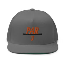 Load image into Gallery viewer, 3 Under Par Flat Bill Cap - Orange Logo
