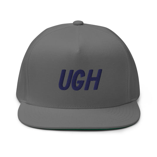 UGH - Balestri Model Flat Bill Cap - Navy Logo