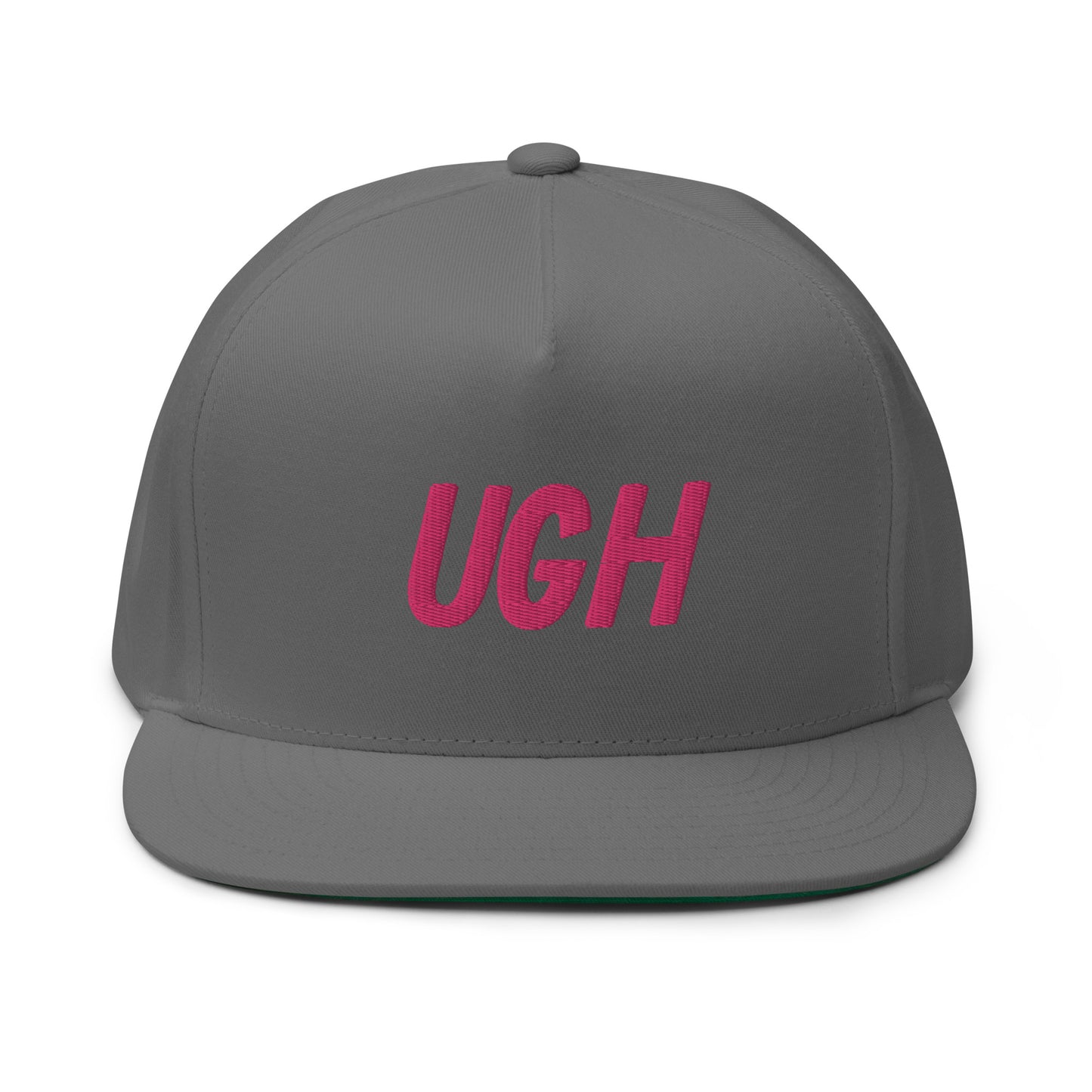 UGH - Balestri Model Flat Bill Cap - Pink Logo