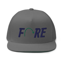 Load image into Gallery viewer, FORE Flat Bill Cap - Navy Logo
