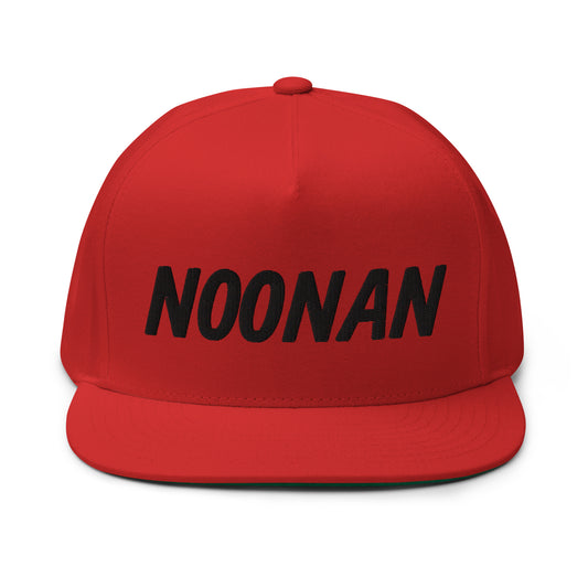 Noonan Flat Bill Cap - Black Logo