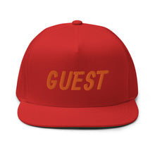 Load image into Gallery viewer, Guest Flat Bill Cap - Orange Logo
