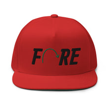 Load image into Gallery viewer, FORE Flat Bill Cap - Black Logo
