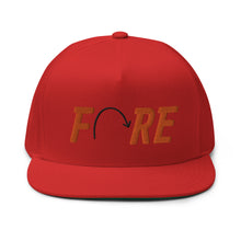 Load image into Gallery viewer, FORE Flat Bill Cap - Orange Logo
