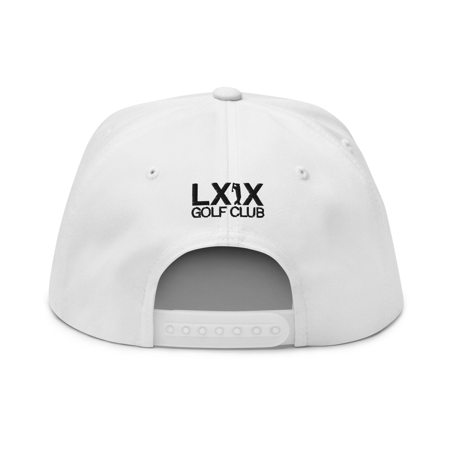 Snowman Flat Bill Cap - White Logo