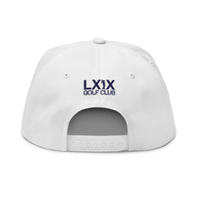 Load image into Gallery viewer, Get in the Hole Flat Bill Cap - Navy Logo
