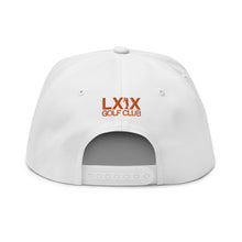 Load image into Gallery viewer, Get in the Hole Flat Bill Cap - Orange Logo
