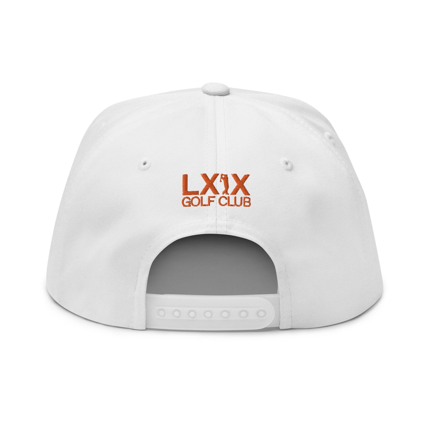 Up and Down Flat Bill Cap - Orange Logo