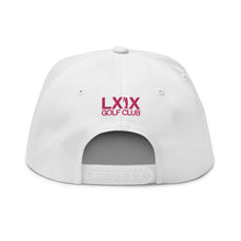 Load image into Gallery viewer, 3 Under Par Flat Bill Cap - Pink Logo
