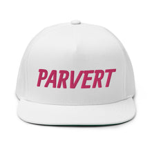 Load image into Gallery viewer, Parvert Flat Bill Cap - Flamingo Logo
