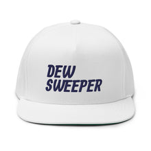 Load image into Gallery viewer, Dew Sweeper Flat Bill Cap - Navy Logo
