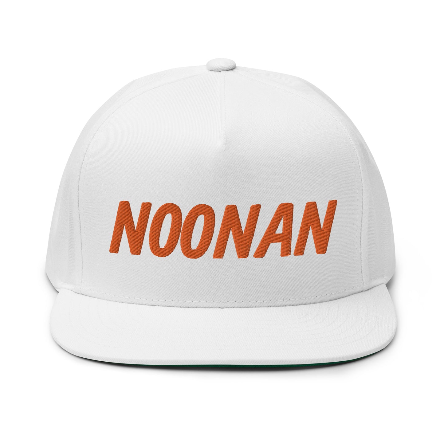 Noonan Flat Bill Cap - Orange Logo