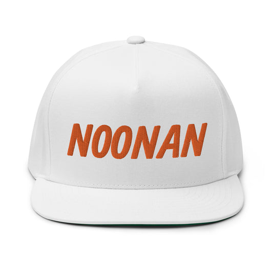 Noonan Flat Bill Cap - Orange Logo