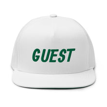 Load image into Gallery viewer, Guest Flat Bill Cap - Green Logo
