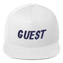 Load image into Gallery viewer, Guest Flat Bill Cap - Navy Logo
