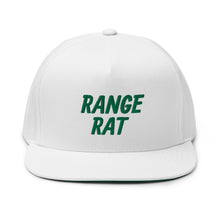 Load image into Gallery viewer, Range Rat Flat Bill Cap - Green Logo
