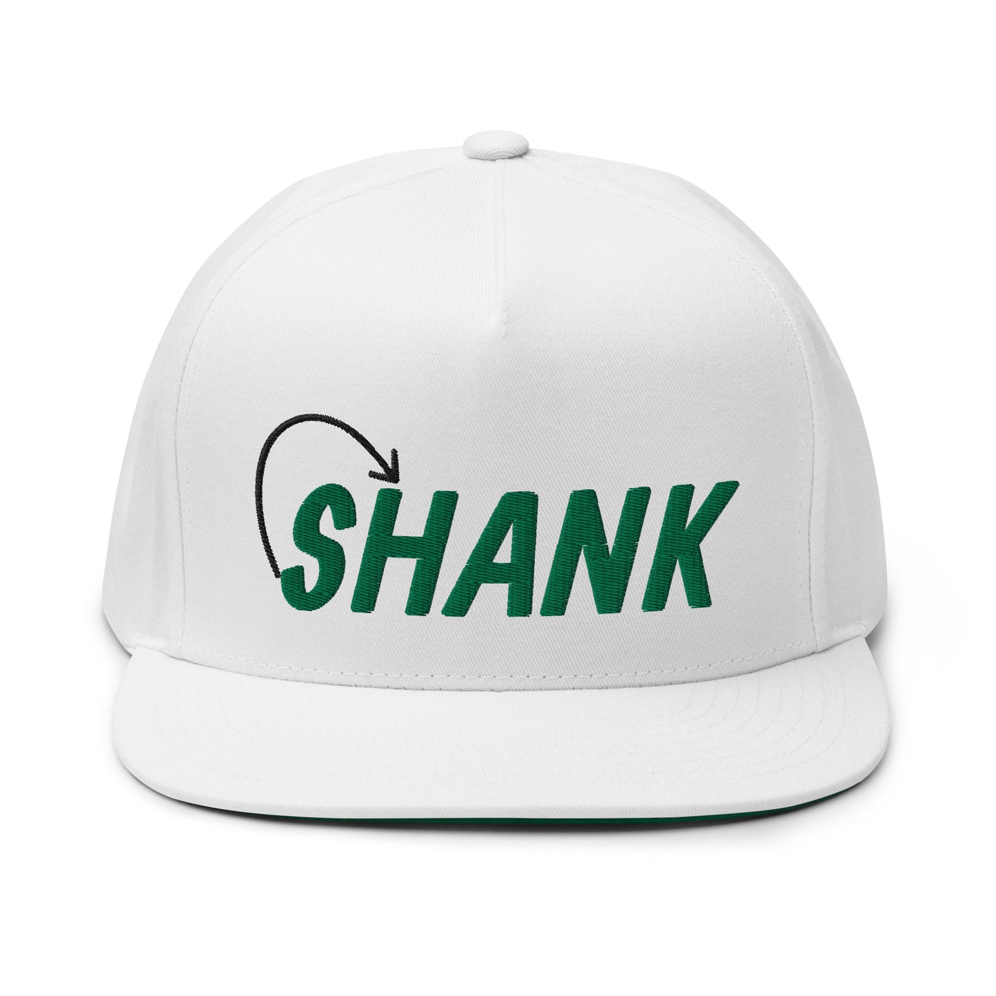 Shank Flat Bill Cap - Green Logo