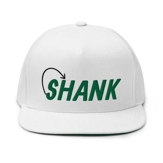 Shank Flat Bill Cap - Green Logo