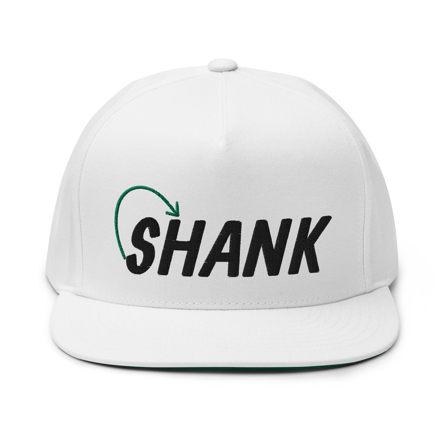 Shank Flat Bill Cap - Black Logo