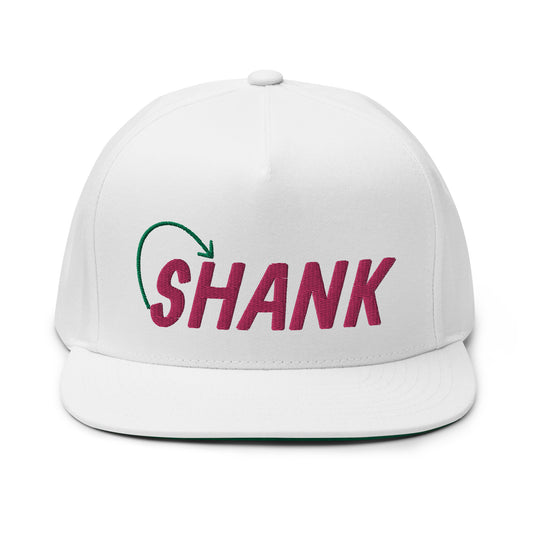 Shank Flat Bill Cap - Pink Logo