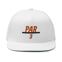 Load image into Gallery viewer, 3 Under Par Flat Bill Cap - Orange Logo
