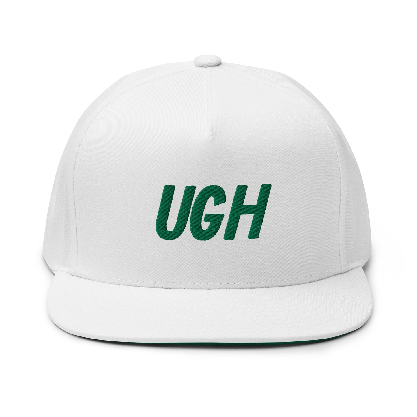 UGH - Balestri Model Flat Bill Cap - Green Logo