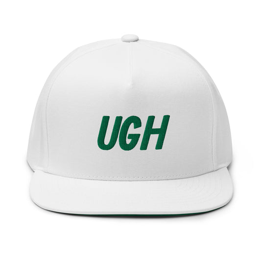 UGH - Balestri Model Flat Bill Cap - Green Logo