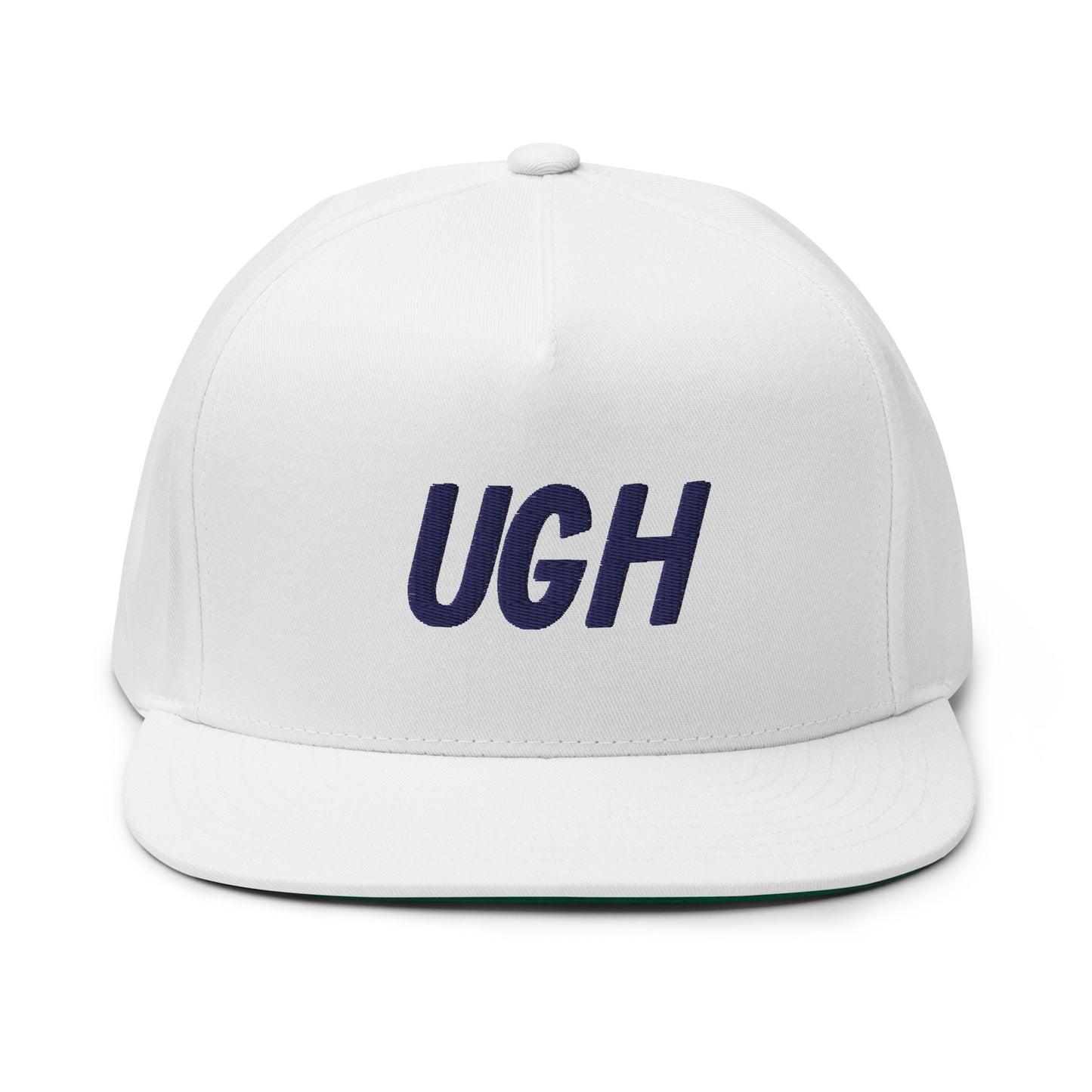 UGH - Balestri Model Flat Bill Cap - Navy Logo