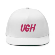 Load image into Gallery viewer, UGH - Balestri Model Flat Bill Cap - Pink Logo
