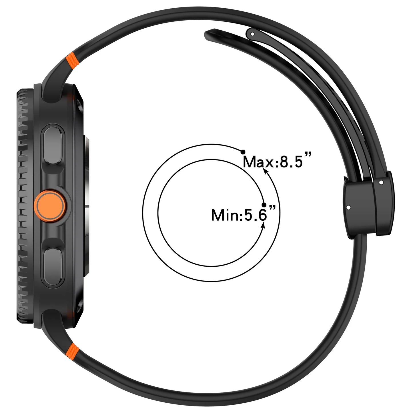 Galaxy 8 Galaxy 8 Classic Silicone Band - Soft Waterproof