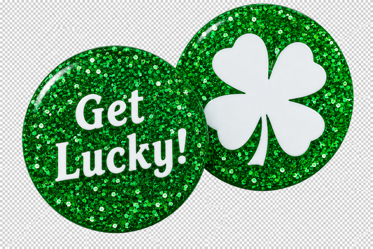 Get Lucky Four Leaf Clover Shamrock Ball Marker by ReadyGOLF