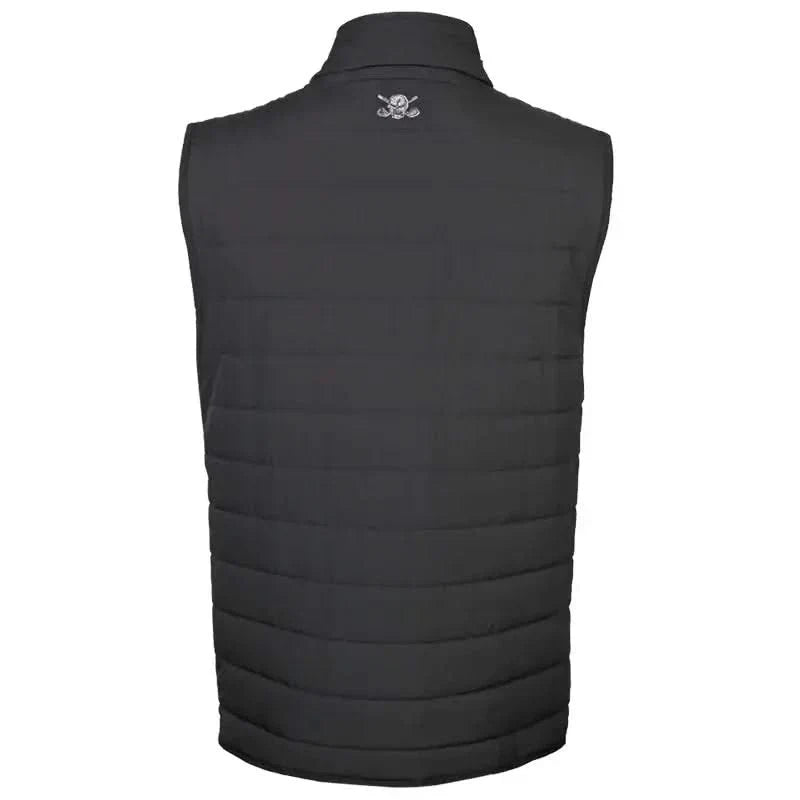 Men's Golf Vest - Full Zip (Grey/Black)