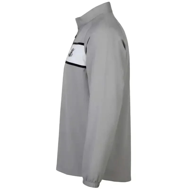 Windbreaker Quarter Zip Pull Over (Grey)