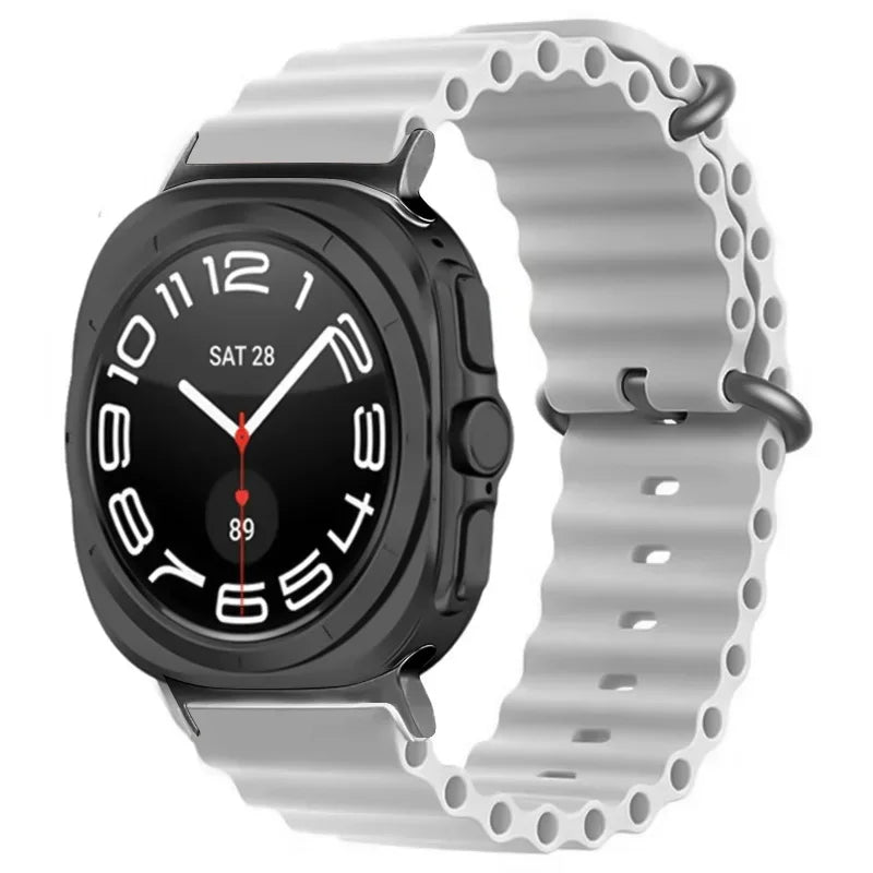 Ocean Silicone Samsung Galaxy 7 Ultra Watch Band 47MM